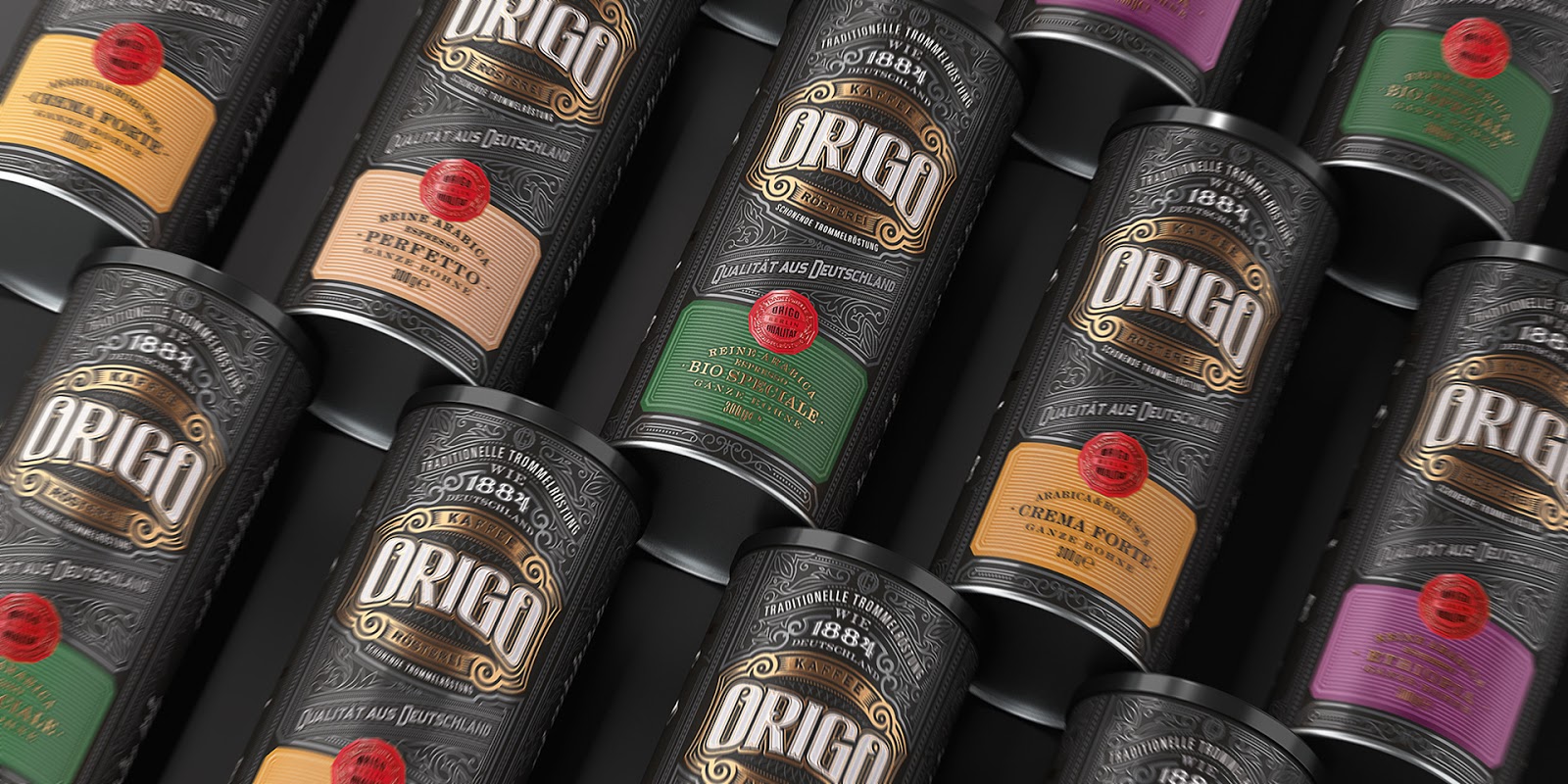 咖啡包裝設計華麗的美(圖2)