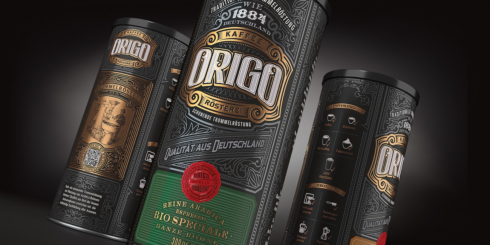 咖啡包裝設計華麗的美(圖1)