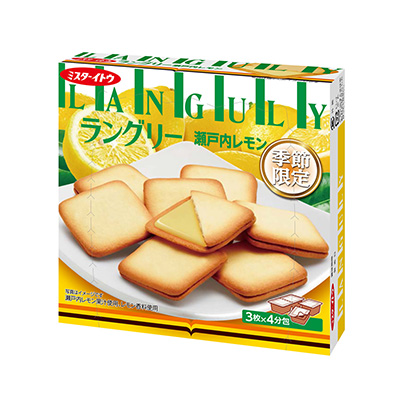 檸檬奶油曲奇餅干包裝設計(圖1)