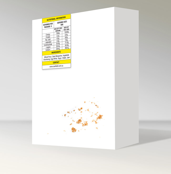 曲奇餅干食品包裝盒包裝袋設計(圖3)