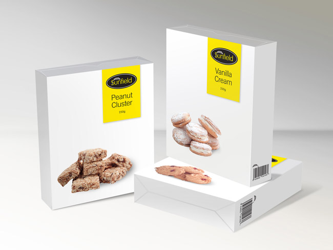 曲奇餅干食品包裝盒包裝袋設計(圖1)