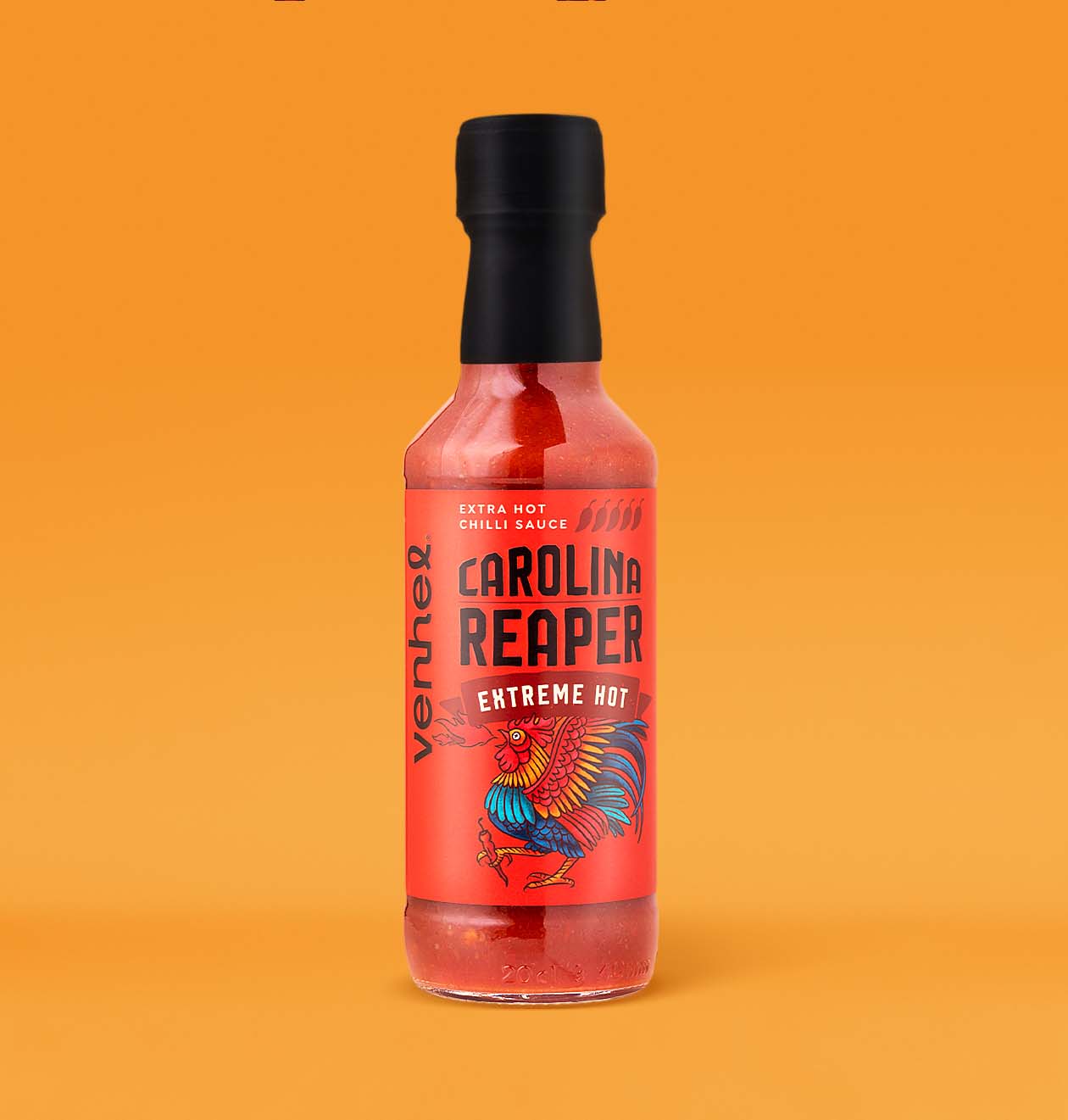 這款辣椒醬用噴火的公雞做為核心視覺(圖4)