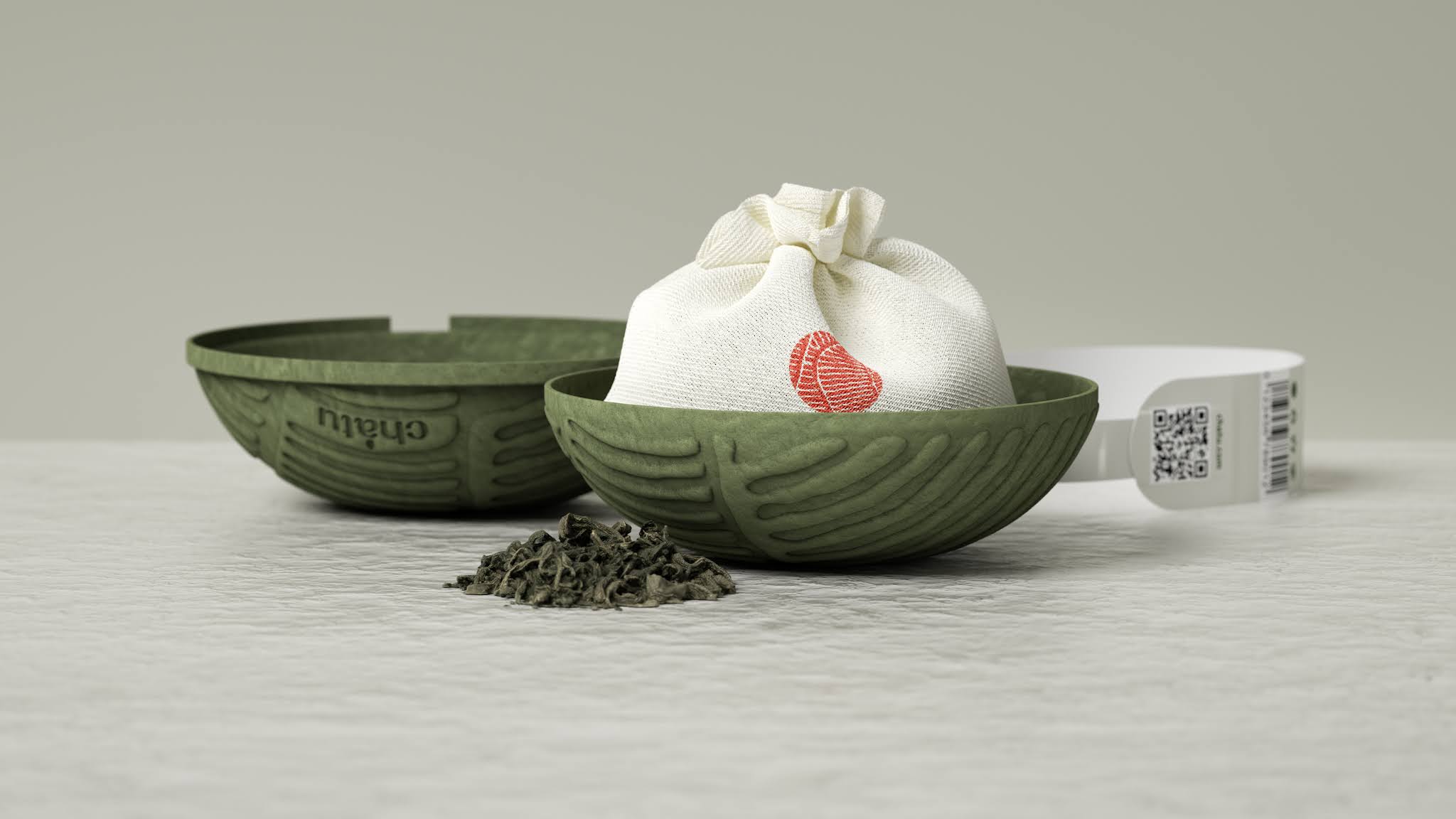 紙漿壓模做的茶葉包裝非常環保(圖11)