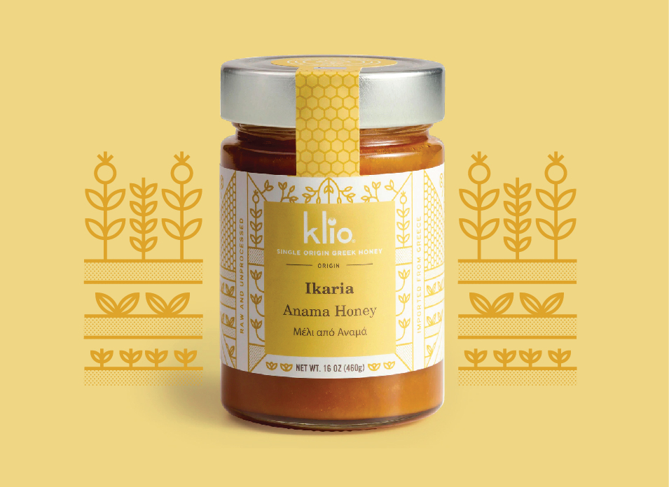 帶有插畫風格的蜂蜜包裝設計(圖1) 帶有插畫風格的蜂蜜包裝設計(圖1)