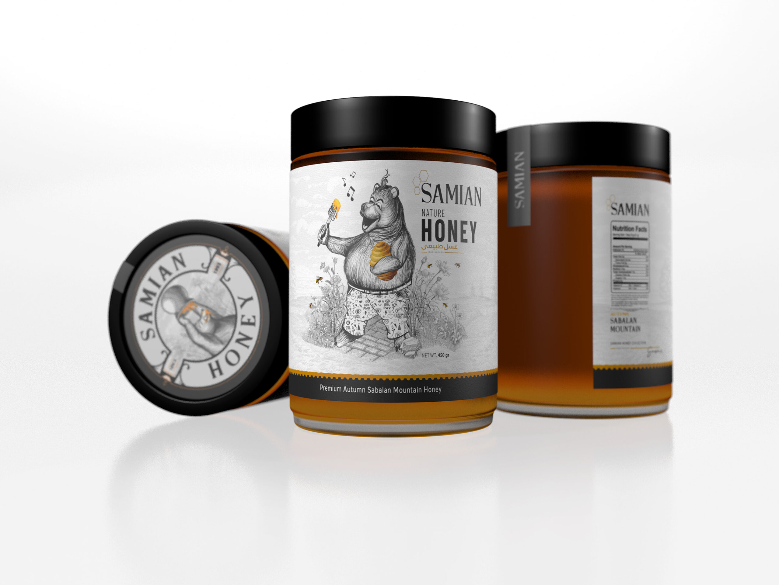 鉛筆素描畫的蜂蜜包裝設(shè)計與眾不同(圖4) 鉛筆素描畫的蜂蜜包裝設(shè)計與眾不同(圖4)