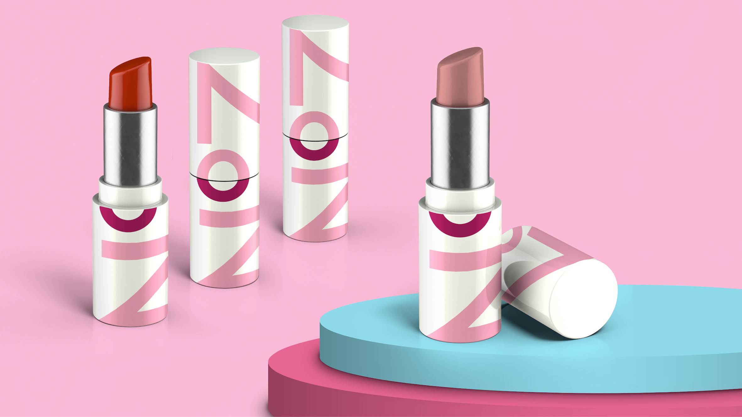 限量版唇膏系列美容產品包裝設計(圖2)