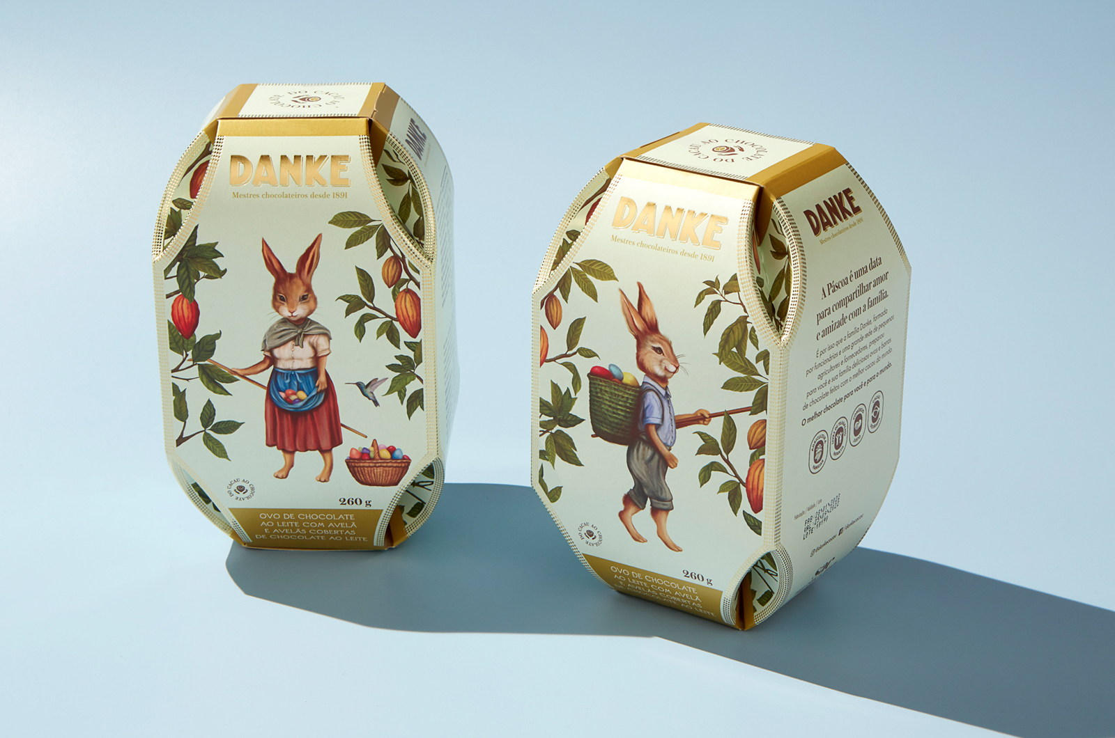 Danke巧克力產品插畫風格包裝設計欣賞(圖5) Danke巧克力產品插畫風格包裝設計欣賞(圖5)