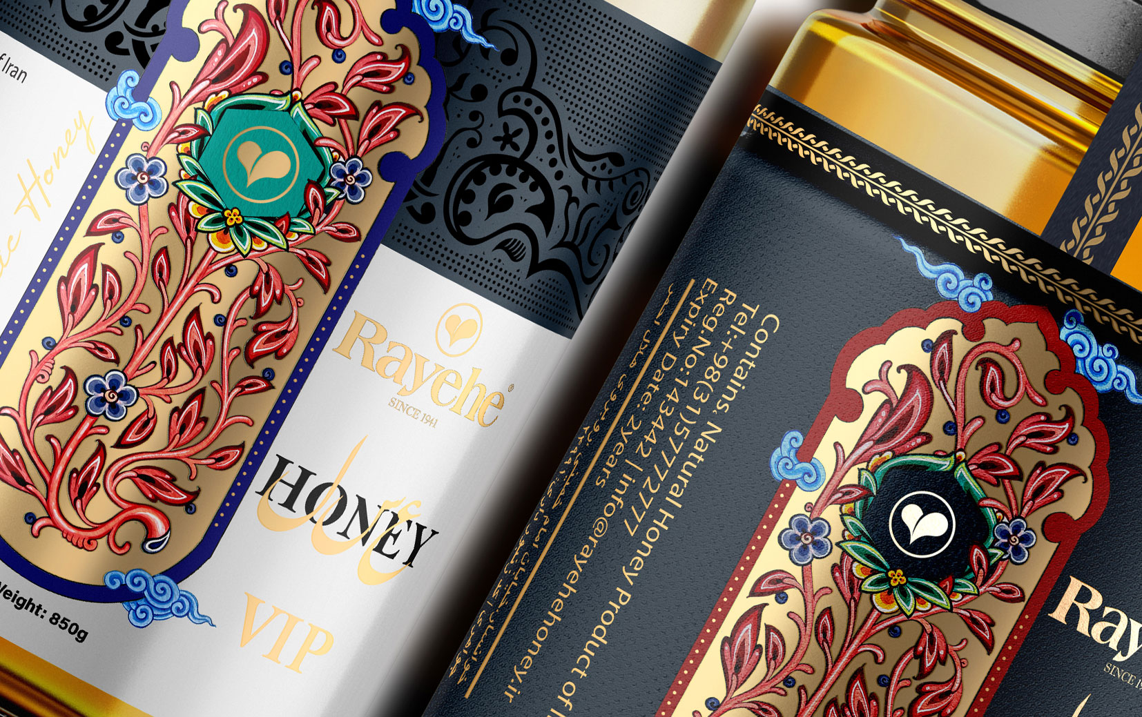 蜂蜜創意包裝設計這樣做簡約又奢華(圖4)