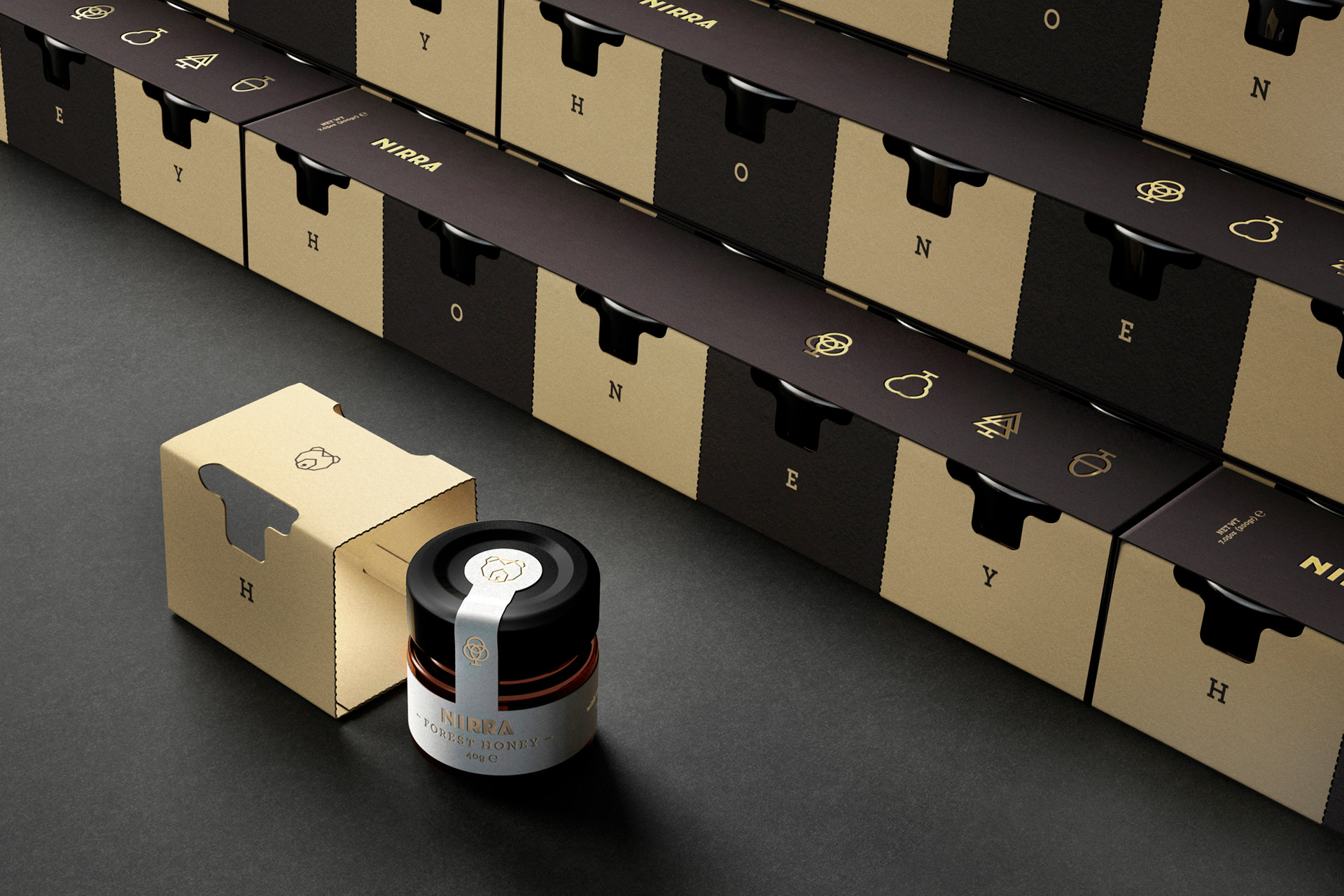蜂蜜創意包裝設計這樣做簡約又奢華(圖11)