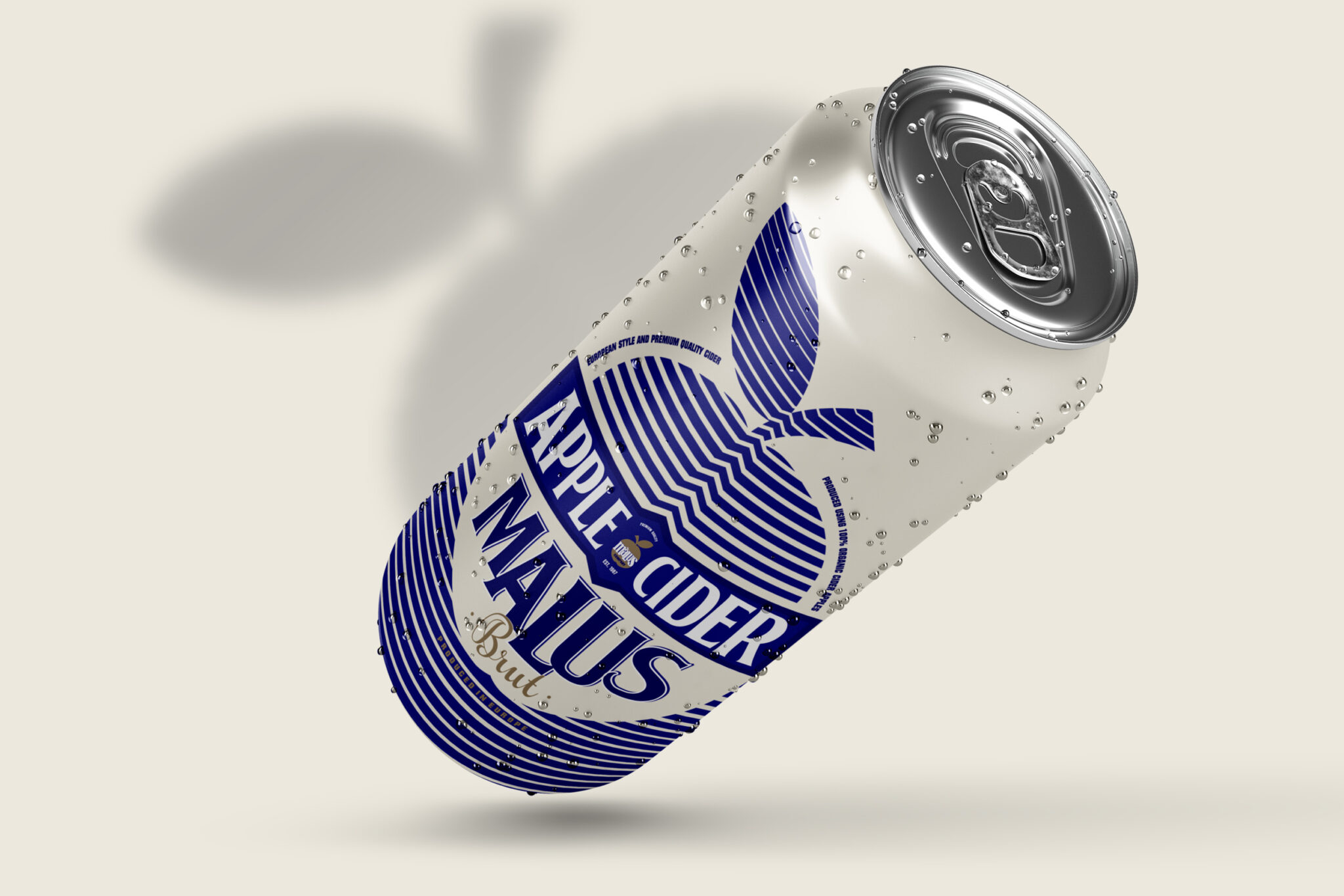 手繪圖案和簡約風格結合的蘋果酒包裝設計(圖3) 手繪圖案和簡約風格結合的蘋果酒包裝設計(圖3)