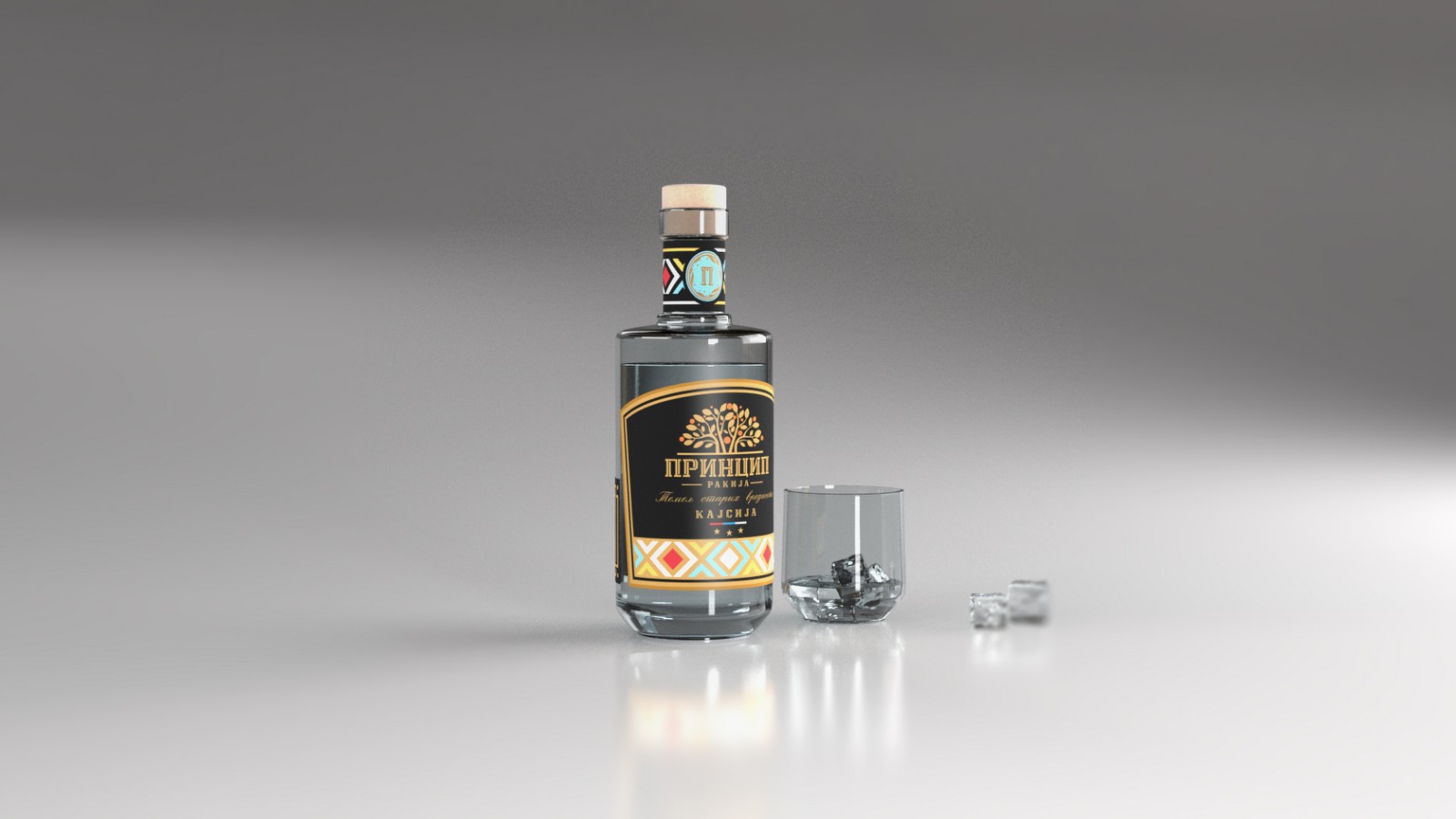 PRINCIP白蘭地酒包裝設計參考(圖2)