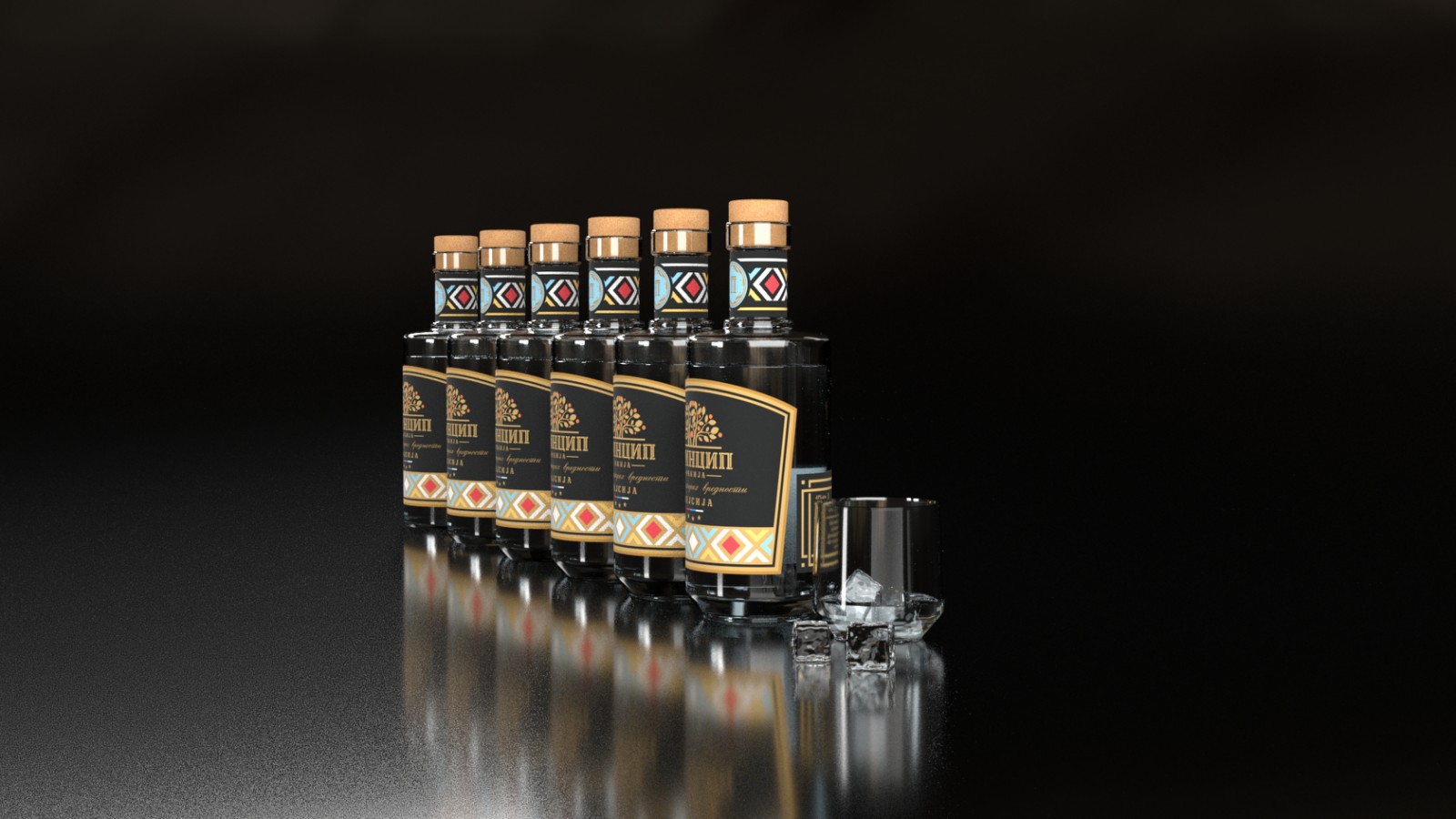 PRINCIP白蘭地酒包裝設計參考(圖5)