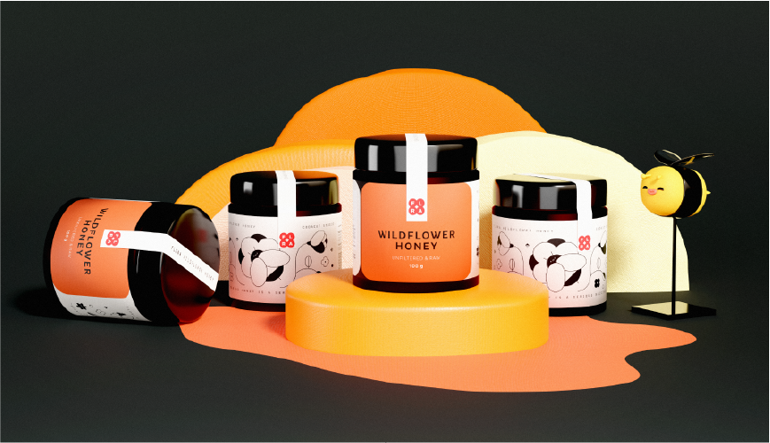 蜂蜜創意包裝設計參考(圖4) 蜂蜜創意包裝設計參考(圖4)