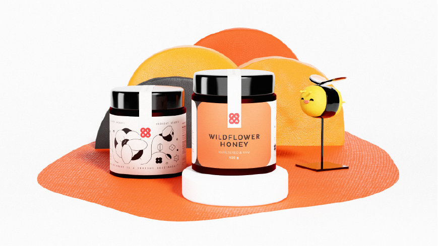 蜂蜜創意包裝設計參考(圖2) 蜂蜜創意包裝設計參考(圖2)