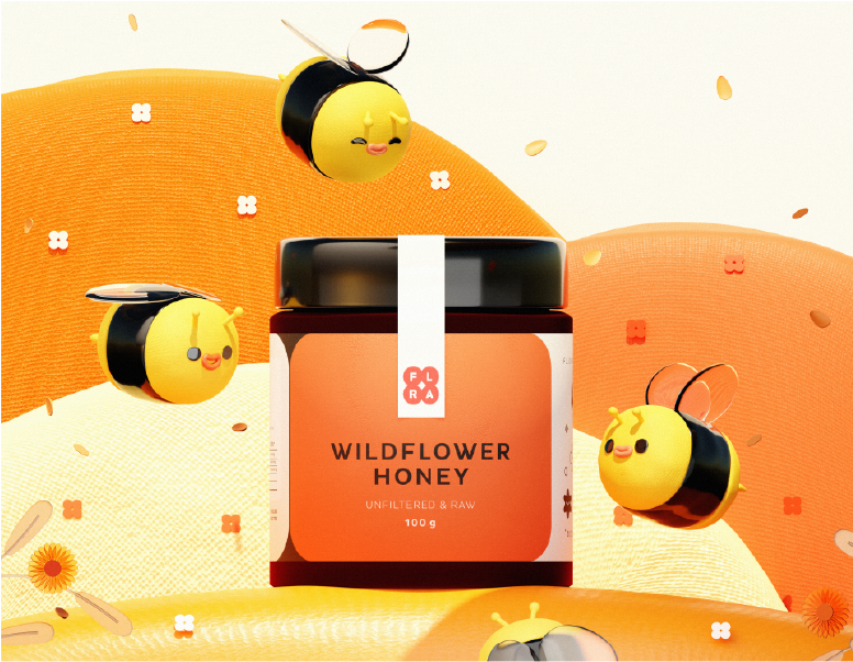 蜂蜜創意包裝設計參考(圖1) 蜂蜜創意包裝設計參考(圖1)