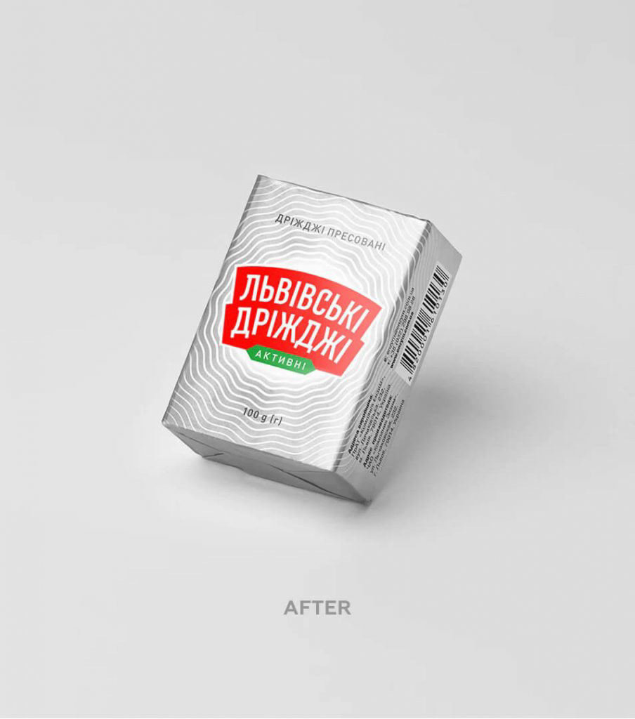 Lvivski Drizhdzhi酵母產品視覺包裝設計(圖2)