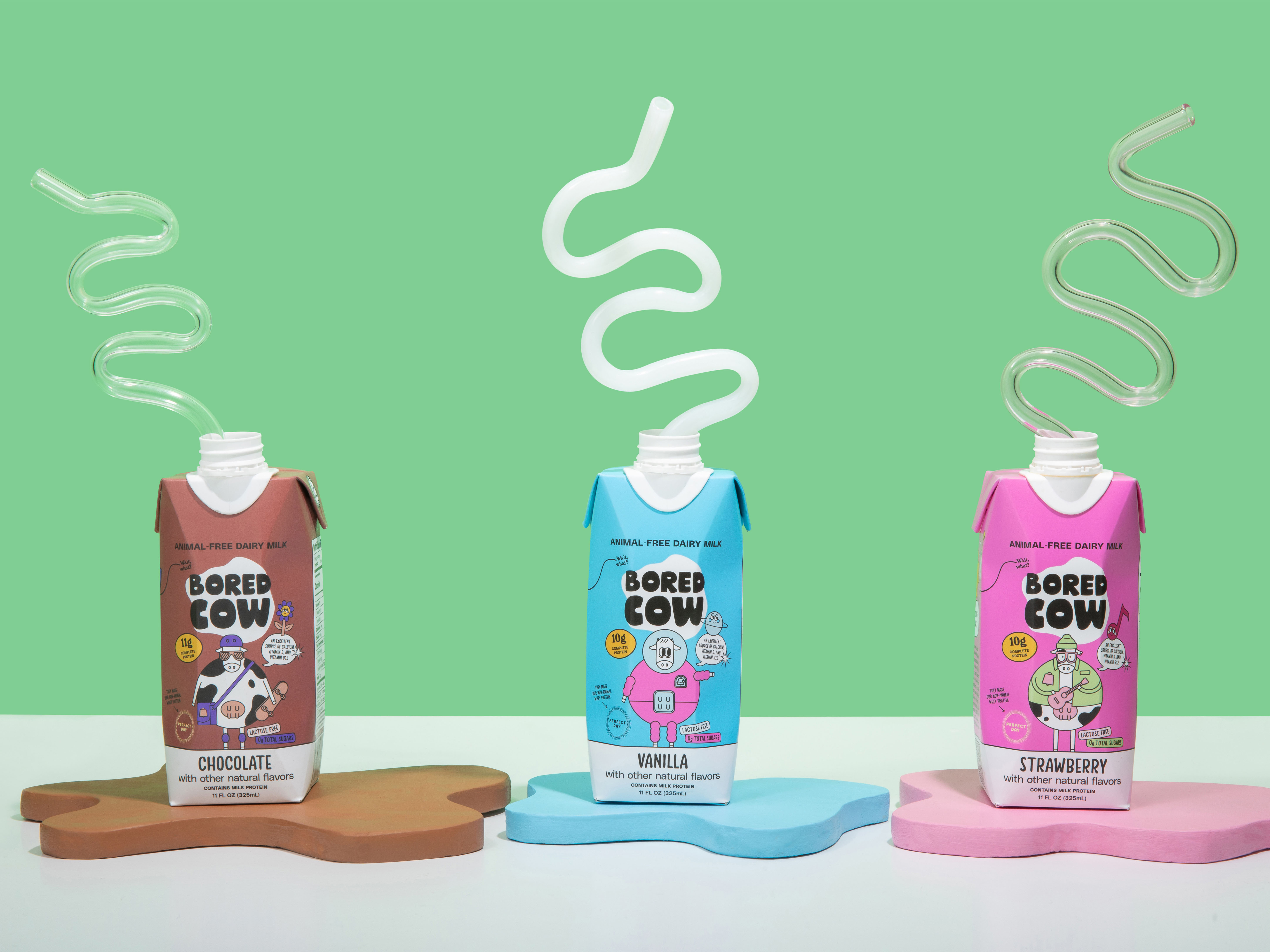 以漫畫風格呈現的牛奶包裝設計(圖2) 以漫畫風格呈現的牛奶包裝設計(圖2)