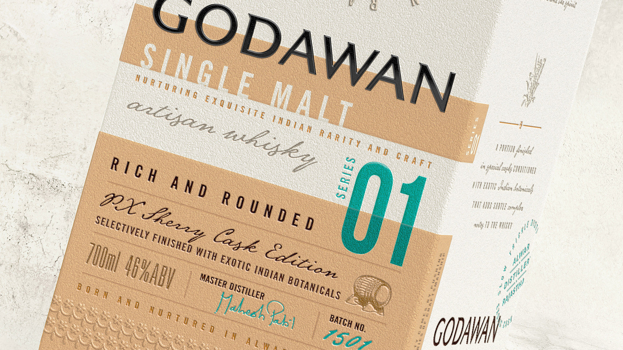 Godawan麥芽威士忌包裝設計(圖3) Godawan麥芽威士忌包裝設計(圖3)