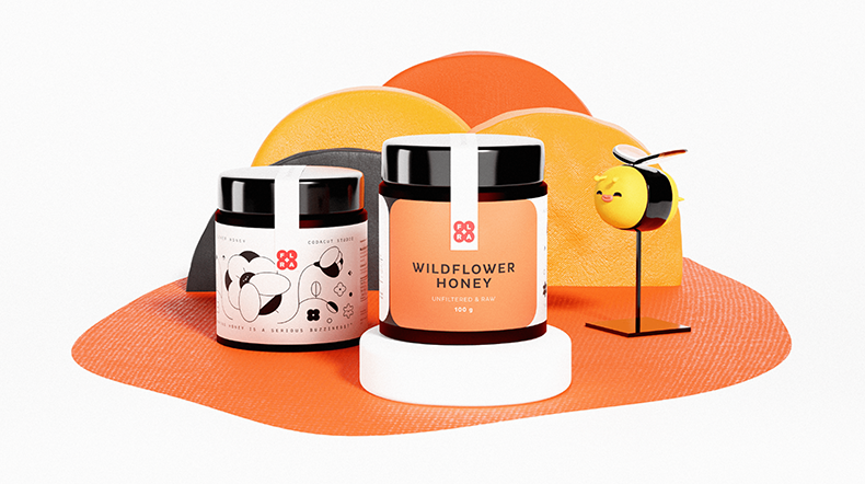 蜂蜜創(chuàng)意包裝設(shè)計(jì)作品欣賞(圖4) 蜂蜜創(chuàng)意包裝設(shè)計(jì)作品欣賞(圖4)