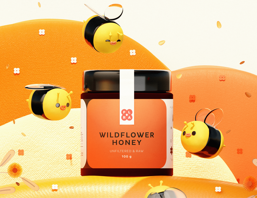 蜂蜜創(chuàng)意包裝設(shè)計(jì)作品欣賞(圖1) 蜂蜜創(chuàng)意包裝設(shè)計(jì)作品欣賞(圖1)