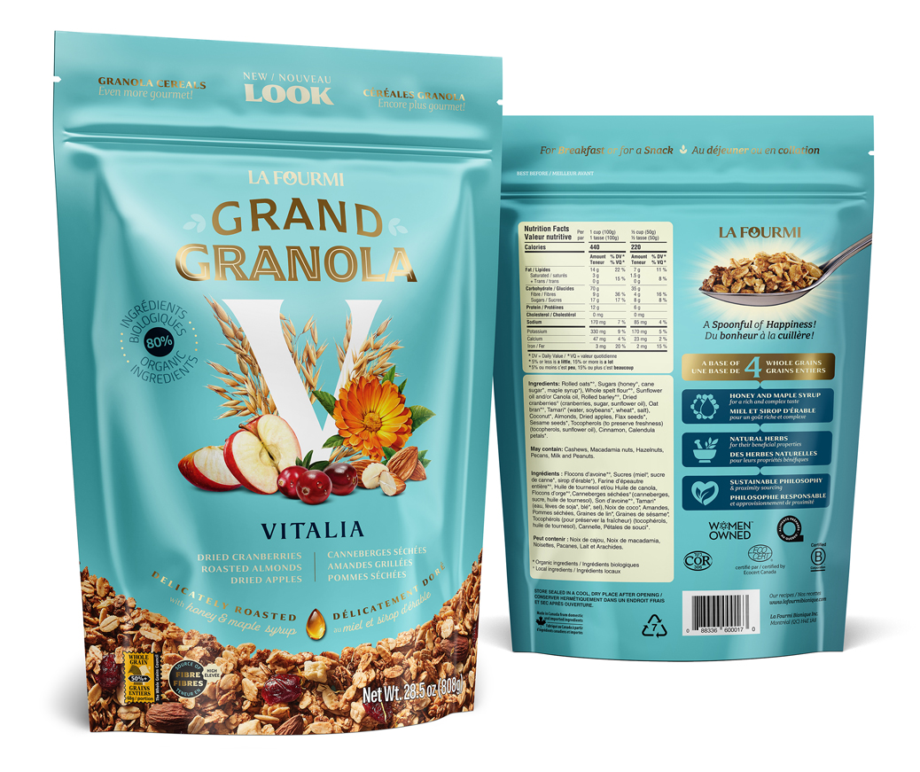 Grand Granola 麥片系列產品包裝設計(圖3) Grand Granola 麥片系列產品包裝設計(圖3)