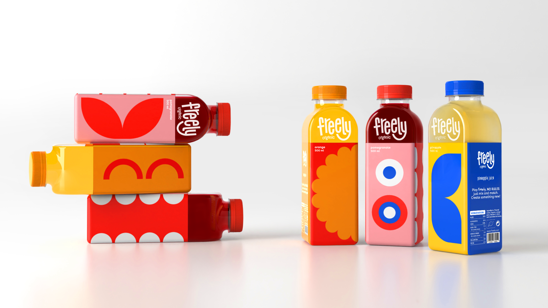 積木為靈感的健康果汁飲料包裝設計這樣做(圖1)