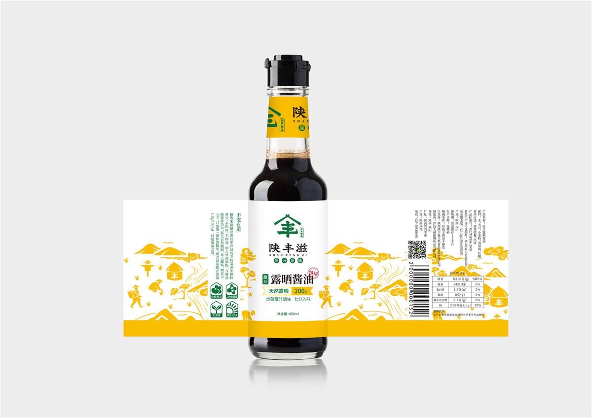 瀘州特產(chǎn)調(diào)味品醬油包裝如何設(shè)計(jì)(圖1) 瀘州特產(chǎn)調(diào)味品醬油包裝如何設(shè)計(jì)(圖1)
