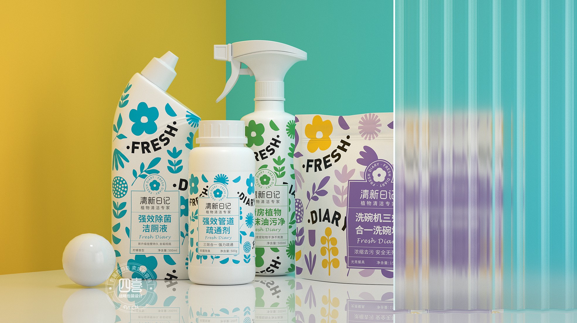 泉州日化清潔用品包裝設計(圖1) 泉州日化清潔用品包裝設計(圖1)