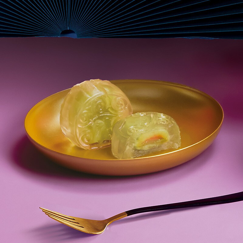 榮誠月餅 夢幻夜色 廣式月餅 8餅4味 560g 禮盒裝包裝禮盒產品包裝創(chuàng)意設計欣賞(圖4)