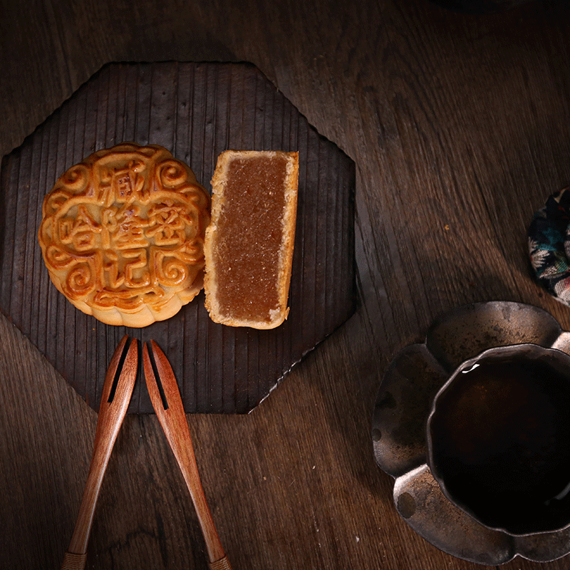 臧隆記 哈密瓜廣式月餅 500g 禮盒裝包裝禮盒產品包裝創意設計欣賞(圖5)