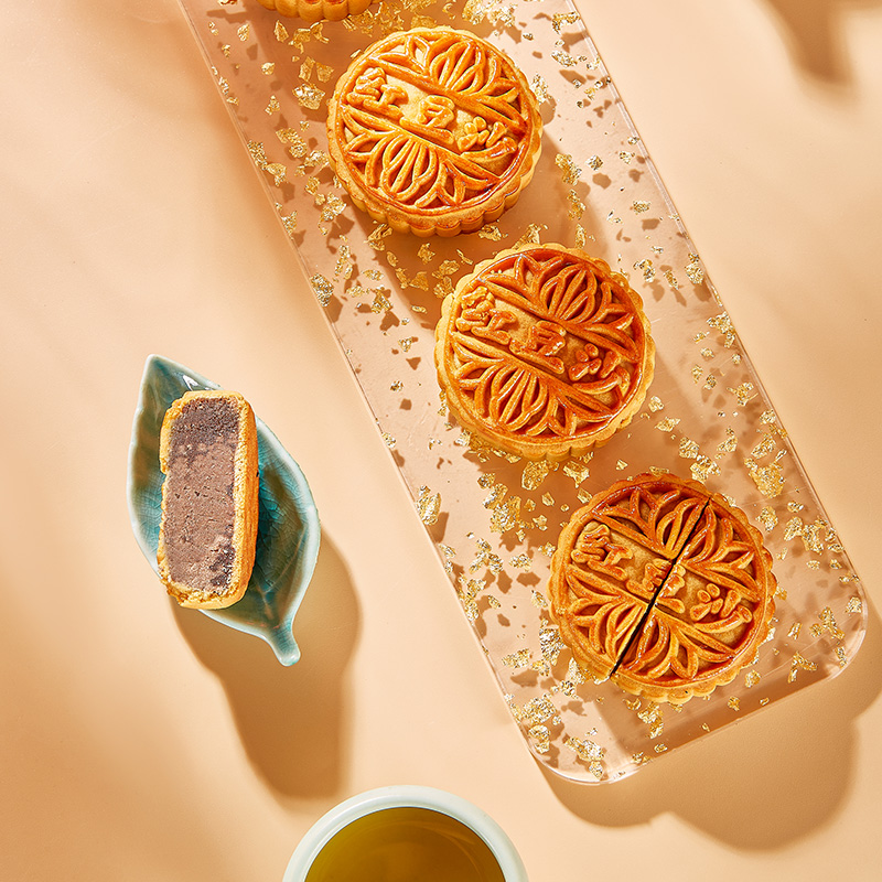 quanjude 全聚德 合家歡京式月餅禮盒 9餅7味 700g包裝禮盒產品包裝創意設計欣賞(圖4)