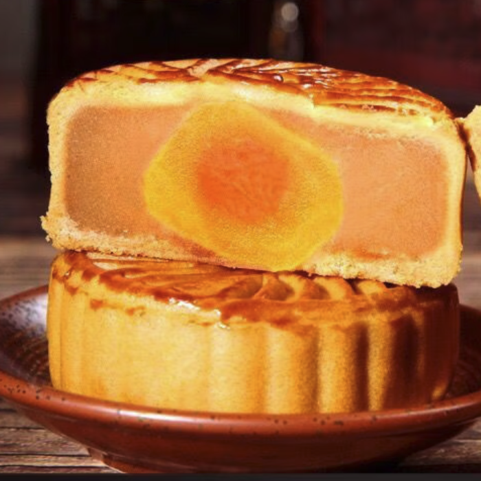 酥園康 廣式月餅 蓮蓉蛋黃味 26g*20袋包裝禮盒產品包裝創意設計欣賞(圖5)