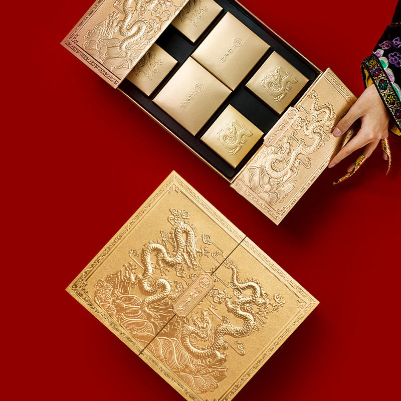 DXC 稻香村 太和皓玉 月餅 850g 禮盒裝包裝禮盒產品包裝創意設計欣賞(圖3)