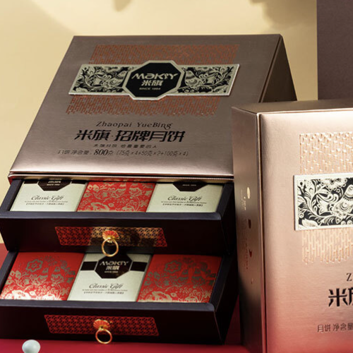 MaKY 米旗 招牌月餅 廣式月餅 10餅6味 800g包裝禮盒產品包裝創意設計欣賞(圖5)