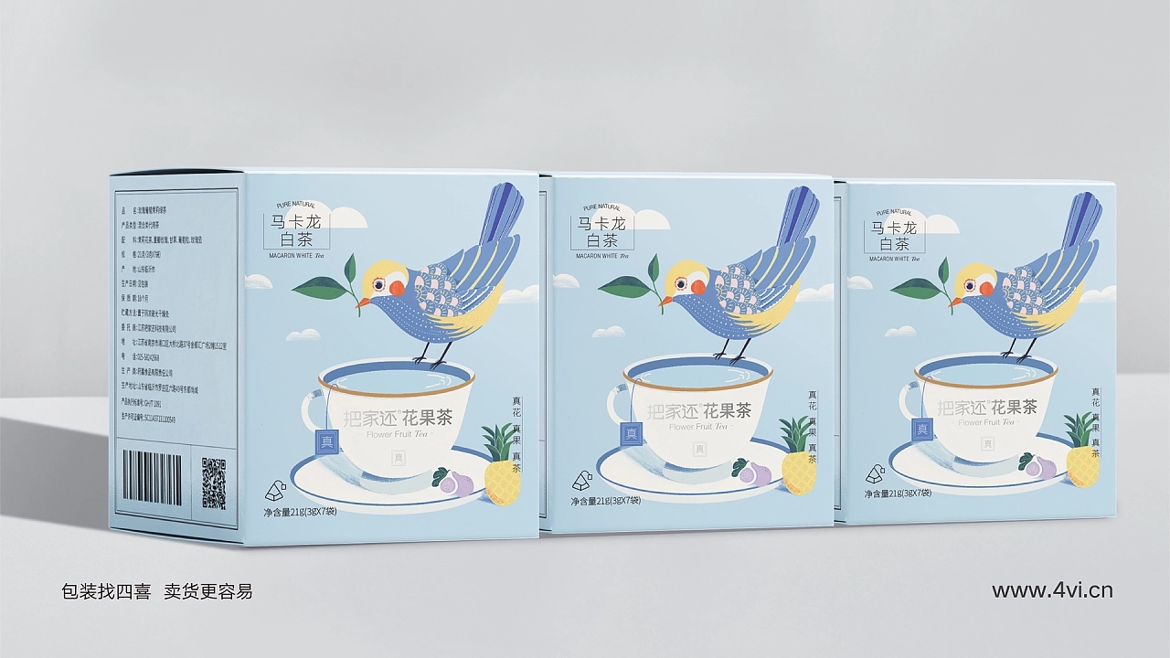 有創意的花果茶包裝設計案例(圖1) 有創意的花果茶包裝設計案例(圖1)