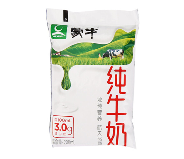 袋裝純牛奶包裝如何設(shè)計(jì)(圖1)