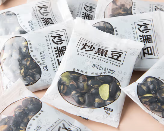 即食炒黑豆包裝設計作品欣賞(圖1) 即食炒黑豆包裝設計作品欣賞(圖1)