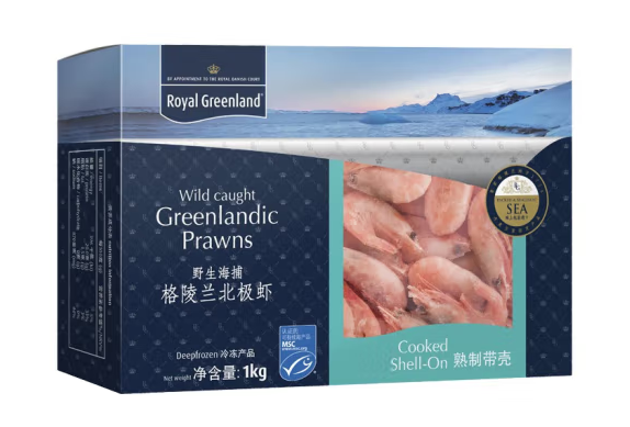 熟凍北極甜蝦禮盒包裝設計作品欣賞(圖1) 熟凍北極甜蝦禮盒包裝設計作品欣賞(圖1)