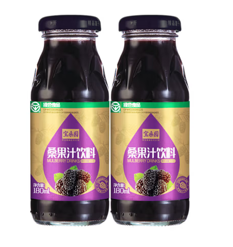 瓶裝桑葚汁飲料包裝設計作品欣賞(圖1) 瓶裝桑葚汁飲料包裝設計作品欣賞(圖1)