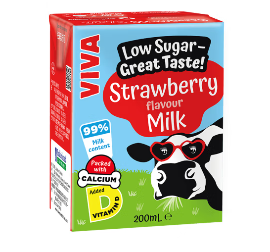 0蔗糖草莓口味牛奶包裝設計作品欣賞(圖1) 0蔗糖草莓口味牛奶包裝設計作品欣賞(圖1)