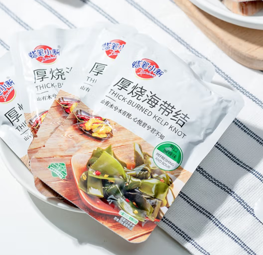 休閑零食海帶結包裝設計作品欣賞(圖1) 休閑零食海帶結包裝設計作品欣賞(圖1)