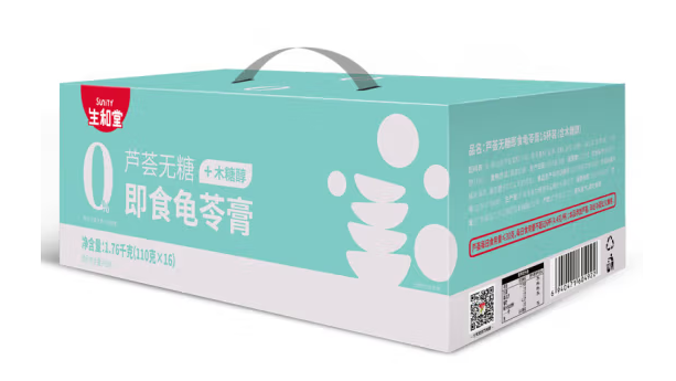 即食龜苓膏禮盒包裝設計作品欣賞(圖1) 即食龜苓膏禮盒包裝設計作品欣賞(圖1)