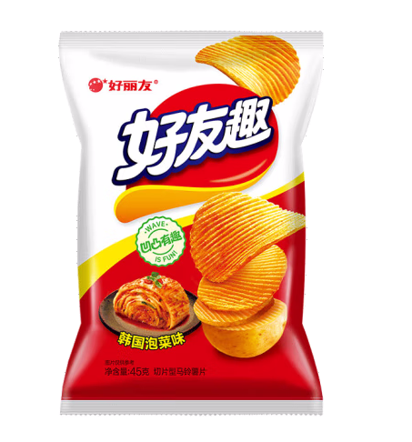 泡菜味薯片包裝袋設(shè)計作品欣賞(圖1) 泡菜味薯片包裝袋設(shè)計作品欣賞(圖1)