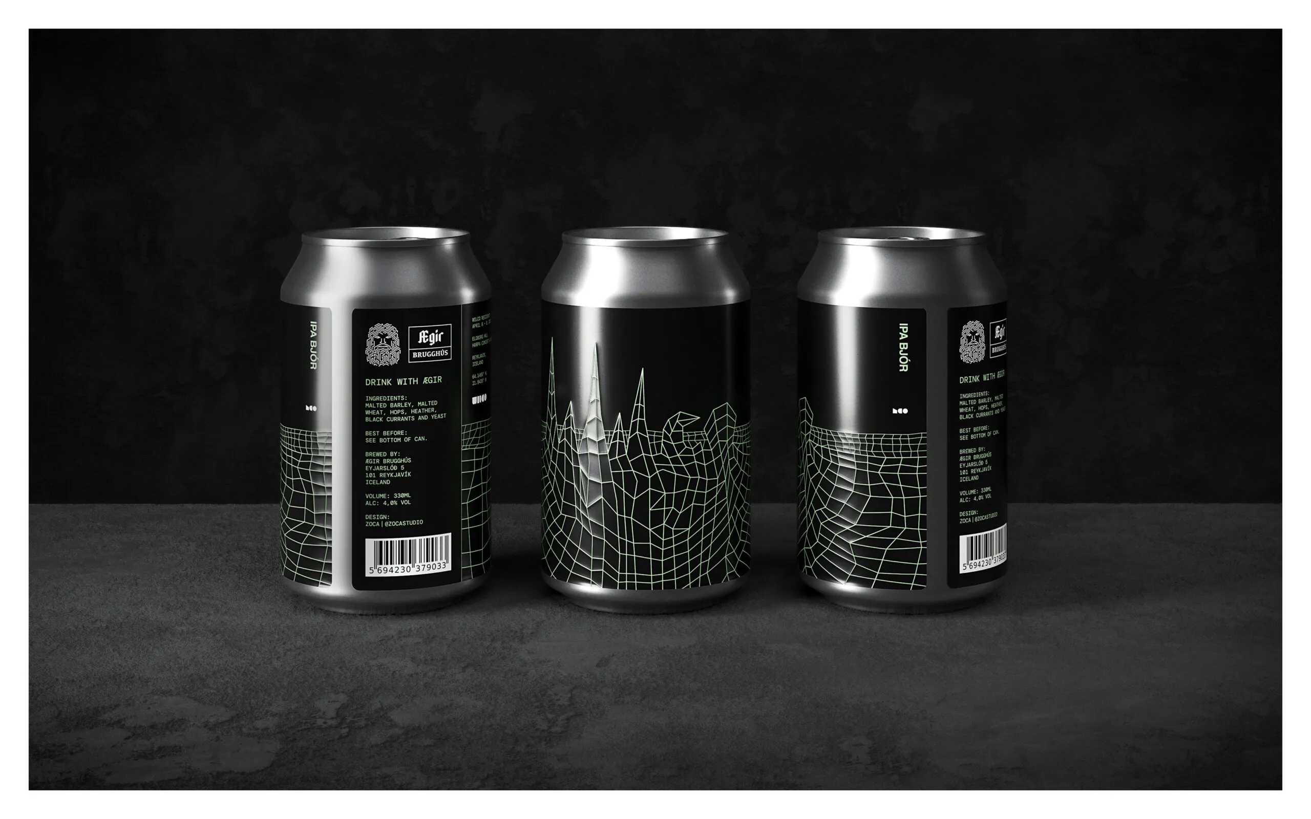 冰島灌裝啤酒包裝設計作品欣賞(圖1) 冰島灌裝啤酒包裝設計作品欣賞(圖1)