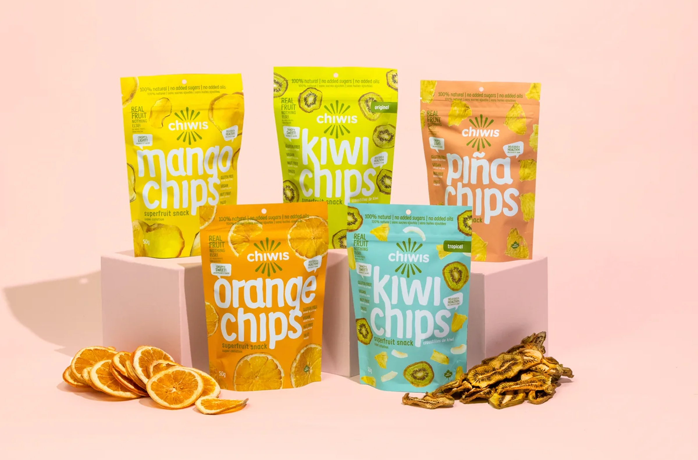 明亮有趣的水果片包裝袋設計欣賞(圖1)
