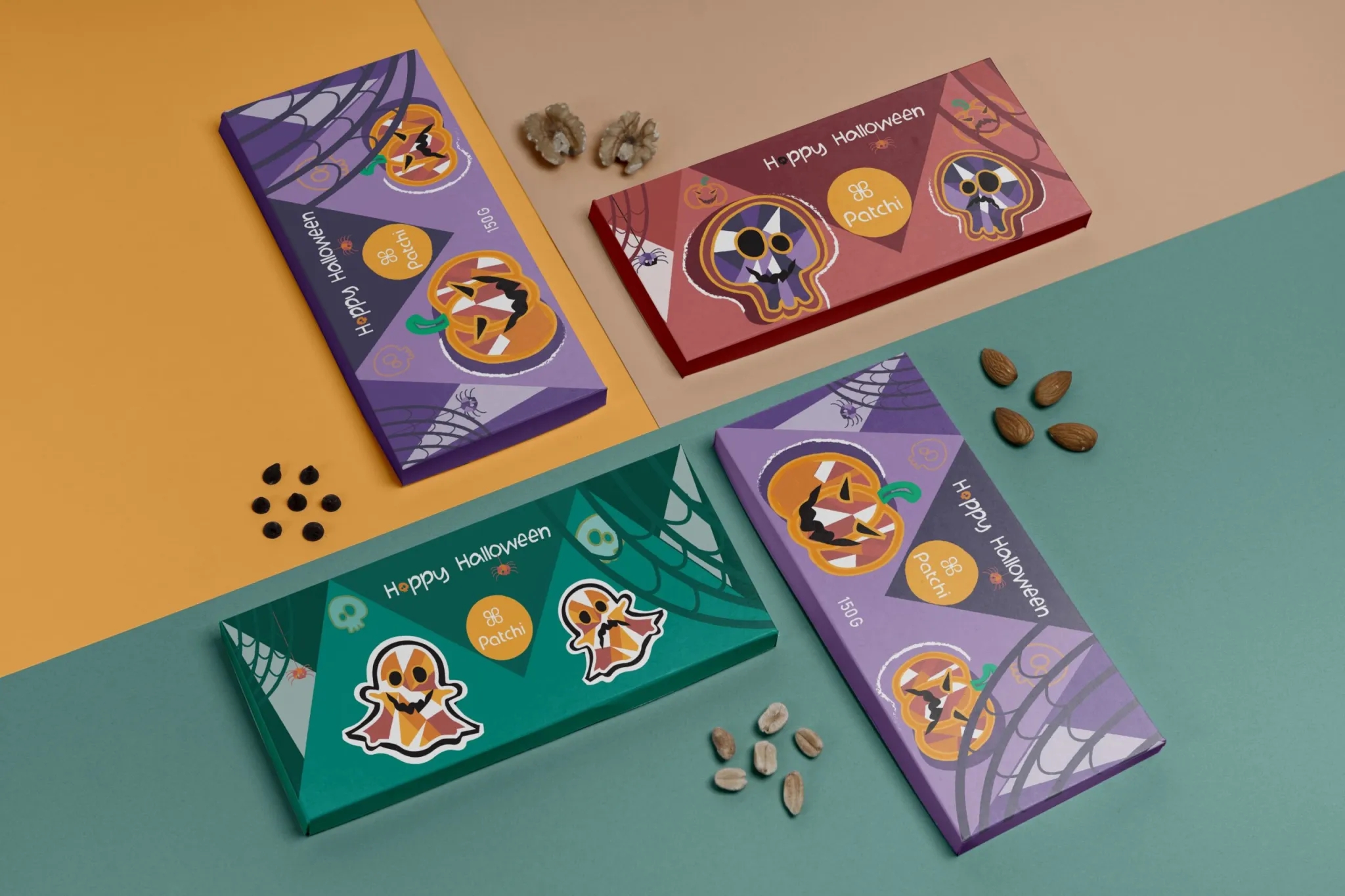 獨特的萬圣節(jié)巧克力包裝設計欣賞(圖1)