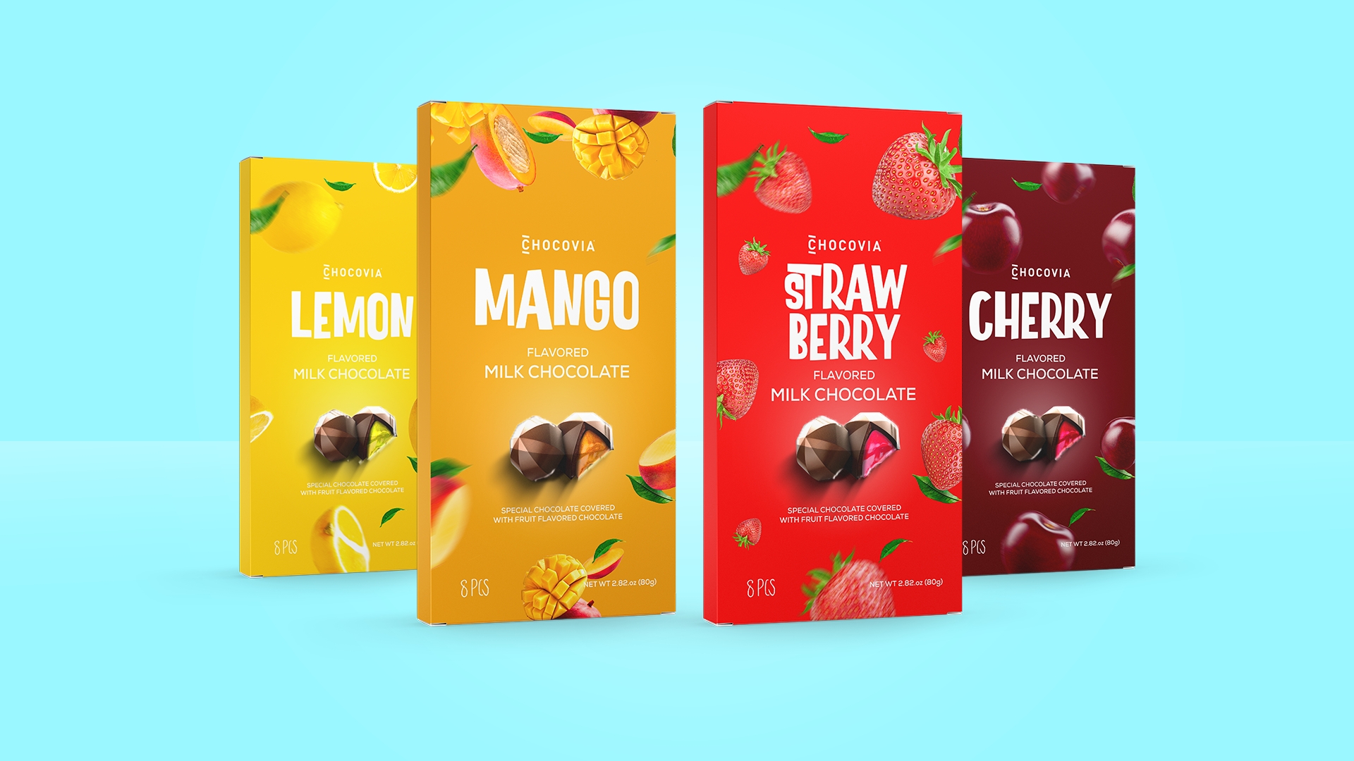 新穎的水果牛奶巧克力外包裝設計欣賞(圖1) 新穎的水果牛奶巧克力外包裝設計欣賞(圖1)