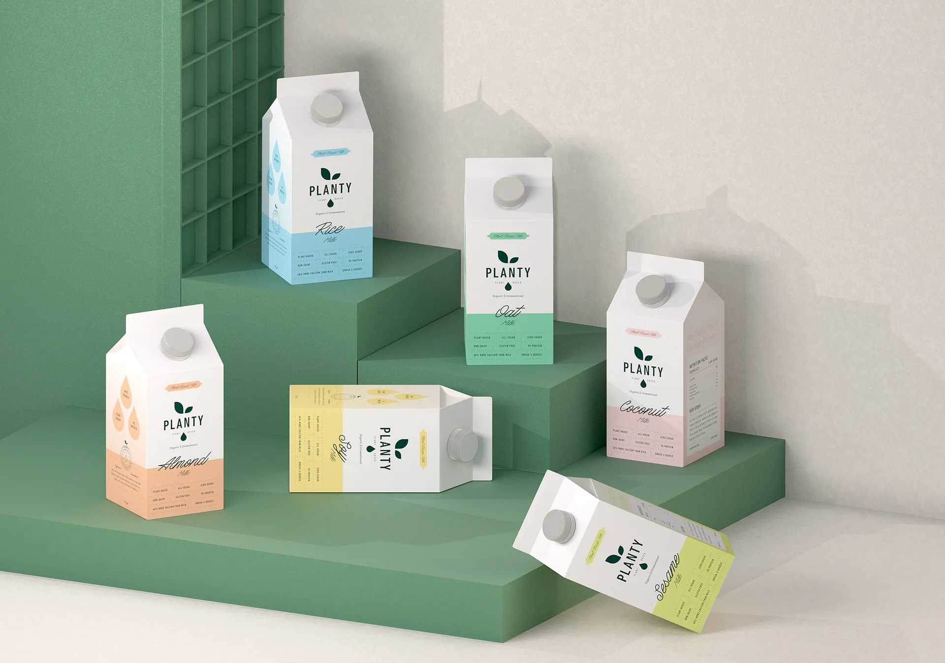 有吸引力的植物性牛奶包裝設計怎么做好(圖1) 有吸引力的植物性牛奶包裝設計怎么做好(圖1)