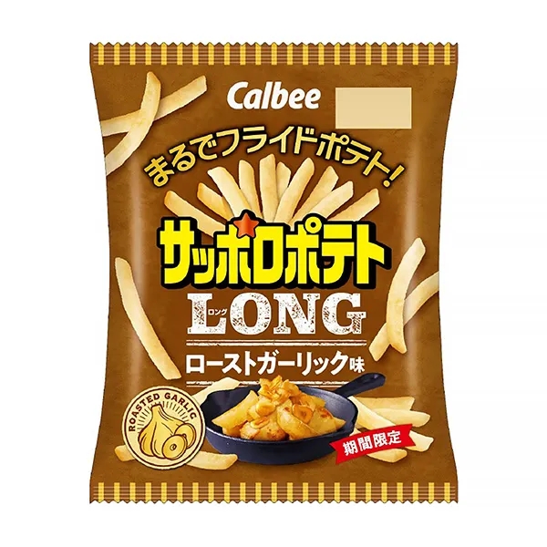 烤大蒜味薯條包裝袋設計怎么做好(圖1) 烤大蒜味薯條包裝袋設計怎么做好(圖1)