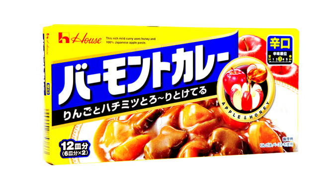 塊狀蘋果咖喱醬紙盒包裝設(shè)計這樣做(圖1) 塊狀蘋果咖喱醬紙盒包裝設(shè)計這樣做(圖1)